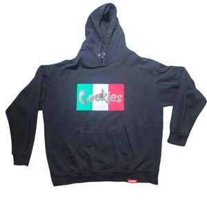 Cookies Hoodie Black Mens Large